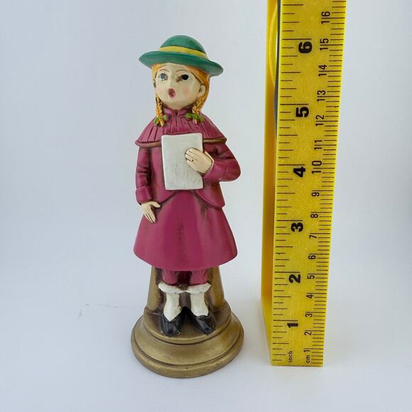 VTG Dickson Japan Girl Choir Singer Figurine – Hand Painted Caroler Statue 6” - Picture 6 of 6